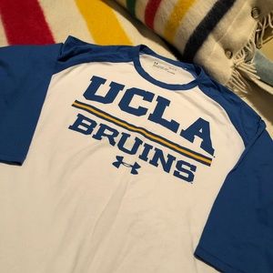UNDER ARMOUR UCLA Bruins Blue Sleeve T Shirt - LRG